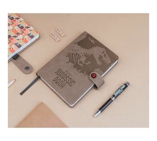 Cuaderno Jurassic Park con bolígrafo