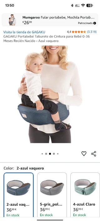 Portabebés Ergonómico Gagaku