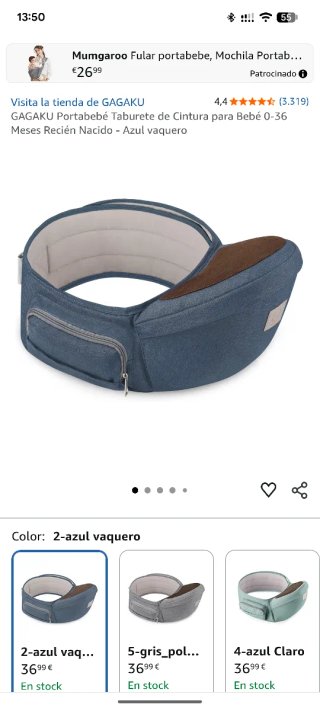 Portabebés Ergonómico Gagaku