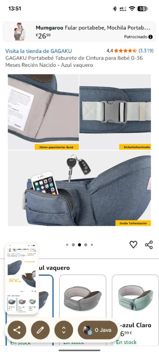 Portabebés Ergonómico Gagaku