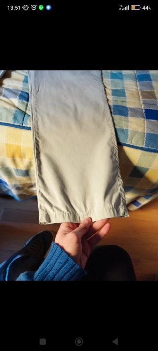 Pantalón casual hombre beige