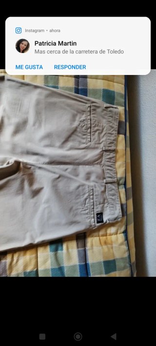 Pantalón casual hombre beige