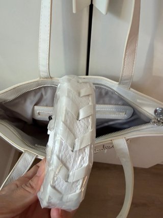 Bolso Desigual Blanco Flecos