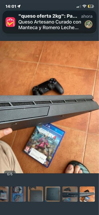 Consola PS4 Slim Nera + Controller + Gioco