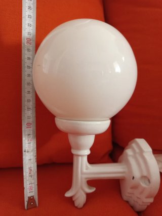 2 Apliques de pared blancos