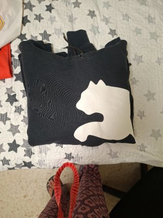 Sudadera Puma Negra con Logo Grande