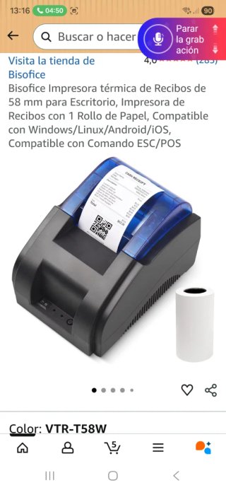 Impresora Térmica HOIN Tickets