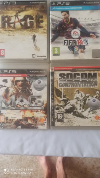 PS3 Juegos: RAGE, FIFA 14, MAG, SOCOM