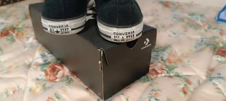 Converse Chuck Taylor All Star Altas Negras T 44,5