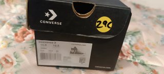 Converse Chuck Taylor All Star Altas Negras T 44,5