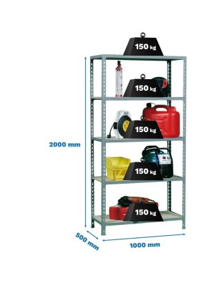 Estantería Metálica 5 Niveles