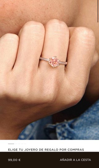 Anillo Pandora Oro Rosa