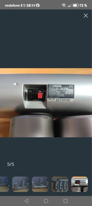 Altavoces Yamaha NX C130