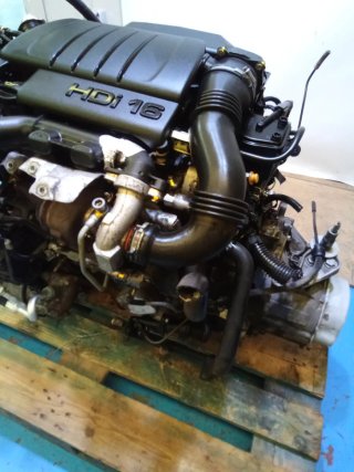 Motor 1.6 HDI 90CV 9HX 9H02 Completo