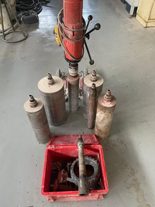 Perforadora Diamante Hilti + Coronas + prolongador