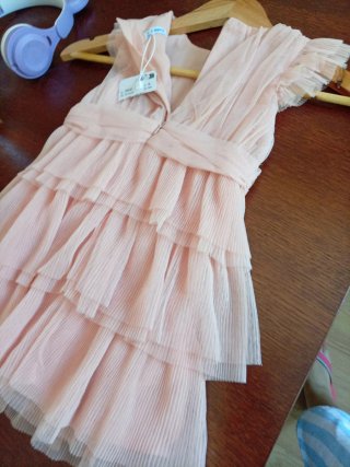 Vestido fiesta Mayoral 4 años rosa tul