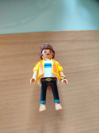 Playmobil Coche Azul con Figuras y Accesorios