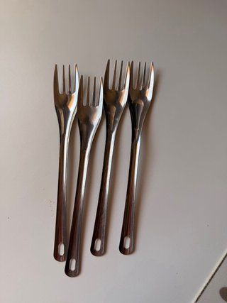 Set de cubiertos de acero inoxidable para evento