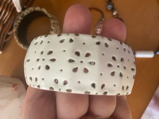 Lote: 2 collares y 4 pulseras bisutería. Vintage