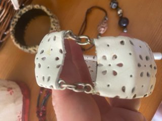 Lote: 2 collares y 4 pulseras bisutería. Vintage