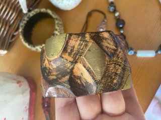 Lote: 2 collares y 4 pulseras bisutería. Vintage