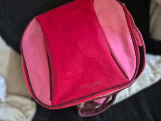 Bolso de mano y hombro rosa y fucsia