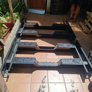 Asientos Citroen Jumper 2 filas+ estructura anclaj