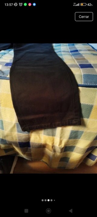Pantalón chino hombre negro