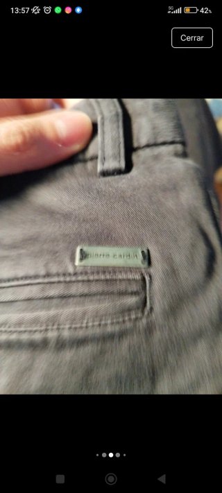 Pantalón chino hombre negro