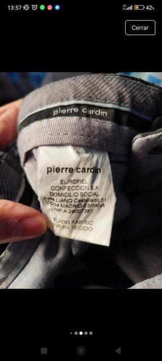 Pantalón chino hombre negro