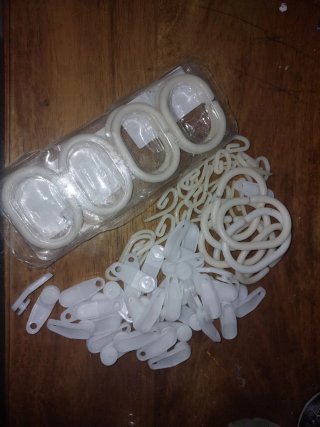 Clips y anillas para cortinas