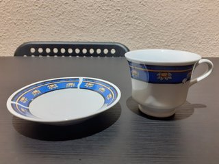 Juego cafe te 6 tazas 6 platos