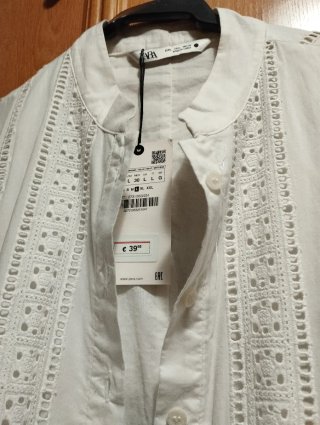 Vestido Blanco con bordados