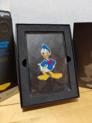 Moneda 1 dollar Plata Donald Duck - Disney