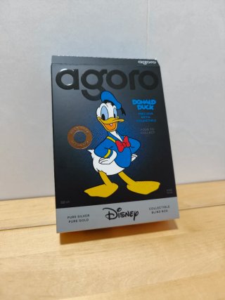 Moneda 1 dollar Plata Donald Duck - Disney