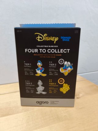 Moneda 1 dollar Plata Donald Duck - Disney