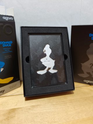 Moneda 1 dollar Plata Donald Duck - Disney