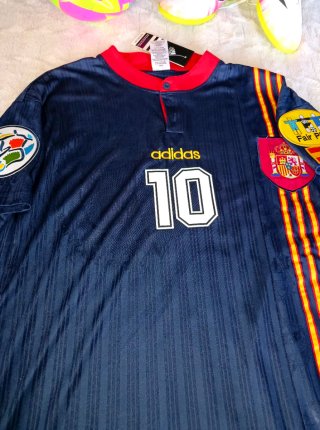 Camiseta Selección España 1996 - 1997 Donato N°10.