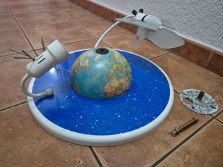 Lámpara infantil espacio