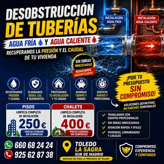 Servicio fontanería: baja presión agua