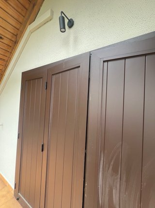 Porticones de aluminio para ventanal o balconera