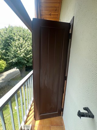 Porticones de aluminio para ventanal o balconera