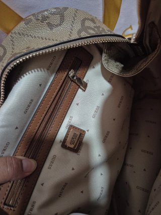 Bolso Guess Beige y Marrón
