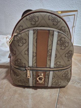 Bolso Guess Beige y Marrón