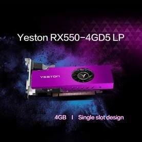 Tarjeta Gráfica low profile Yeston Radeon RX 550