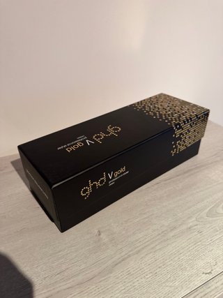 Ghd V Gold Plancha Pelo Negra y Dorada
