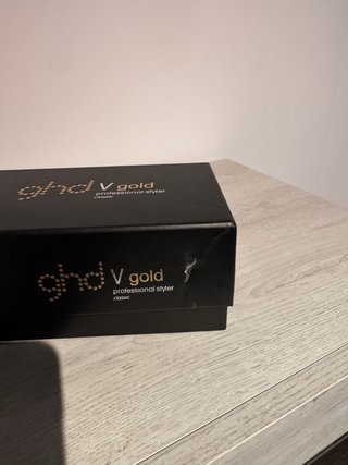 Ghd V Gold Plancha Pelo Negra y Dorada