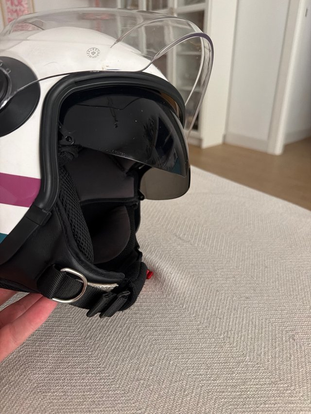 Casco Moto Scorpion  Exo- City II. Rayas.