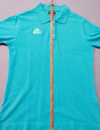 Polo Kappa Donna M Azzurro Cotone