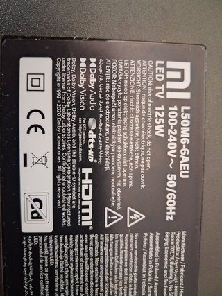 Placa TV Xiaomi 50 pulgadas